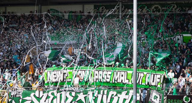 SpVgg Fürth Choreo gegen Duisburg