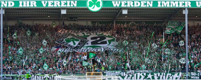 SpVgg Fürth Choreo gegen Frankfurt