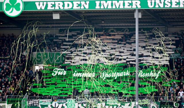 SpVgg Fürth Choreo gegen Frankfurt
