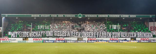 SpVgg Fürth Choreo gegen Hertha BSC