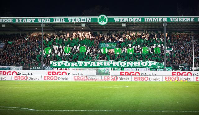 SpVgg Fürth Choreo gegen Karlsruhe