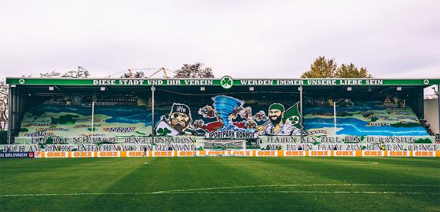 SpVgg Fürth Choreo gegen Nürnberg