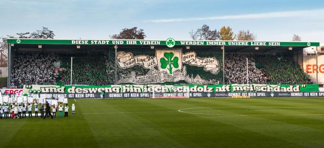 SpVgg Fürth Choreo gegen Nürnberg