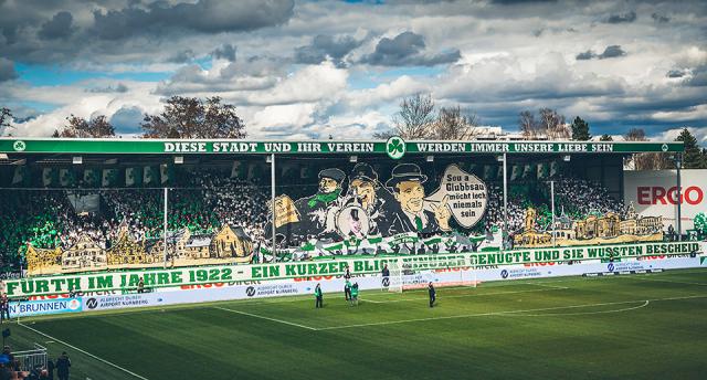 SpVgg Fürth Choreo gegen Nürnberg