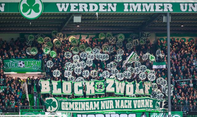 SpVgg Fürth Choreo gegen Paderborn