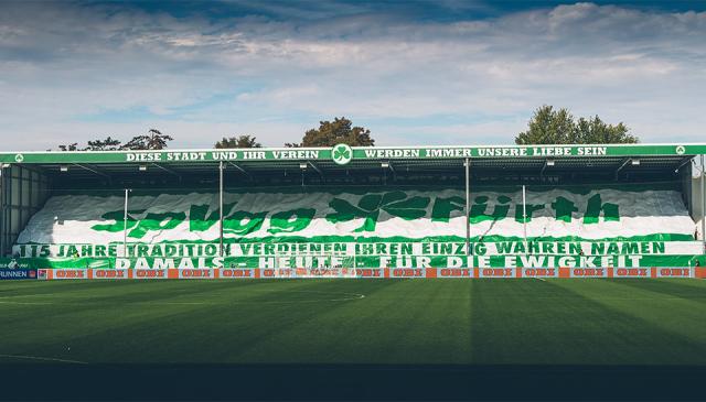 SpVgg Fürth Choreo gegen Regensburg