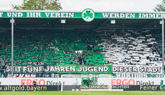 SpVgg Fürth Choreo gegen Union Berlin