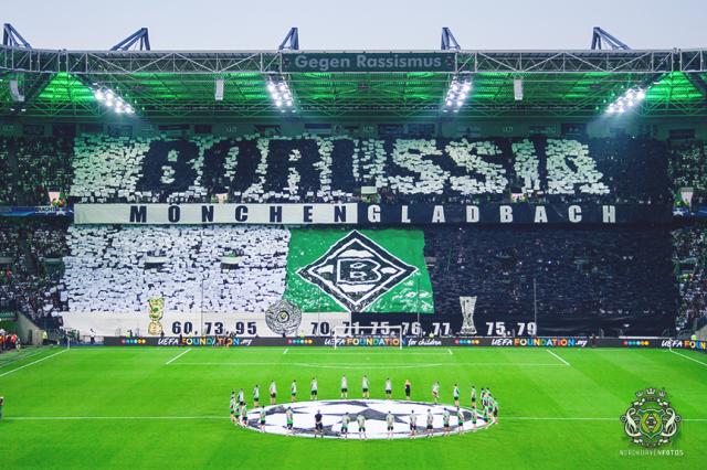 Gladbach Choreo gegen Bern