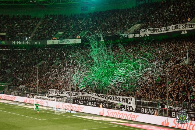 Gladbach Choreo gegen Frankfurt