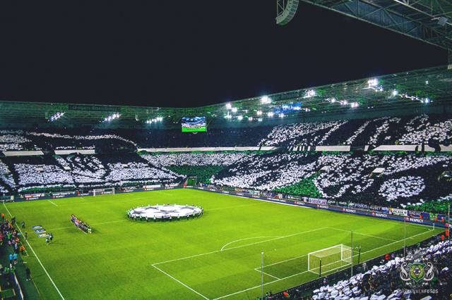 Gladbach Choreo gegen Manchester City