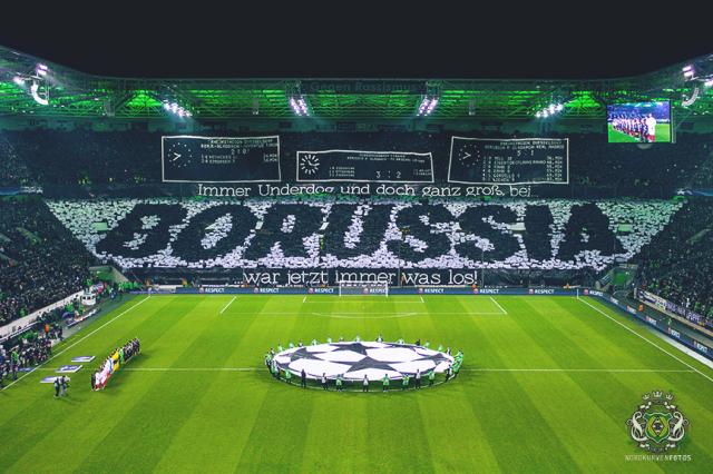 Gladbach Choreo gegen Sevilla