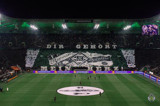 Gladbach Choreo gegen Stuttgart