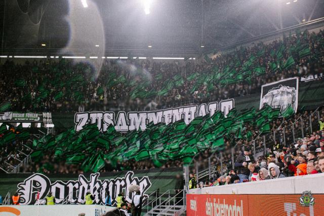 Gladbach Choreo in Freiburg
