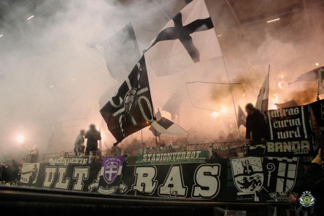 Gladbach Pyro in Mainz