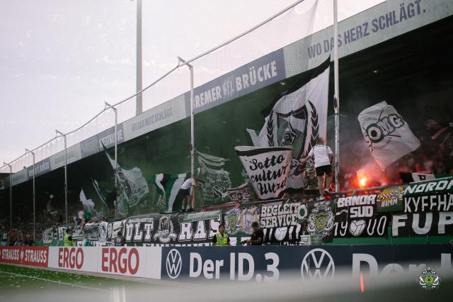 Gladbach Pyro in Osnabrück