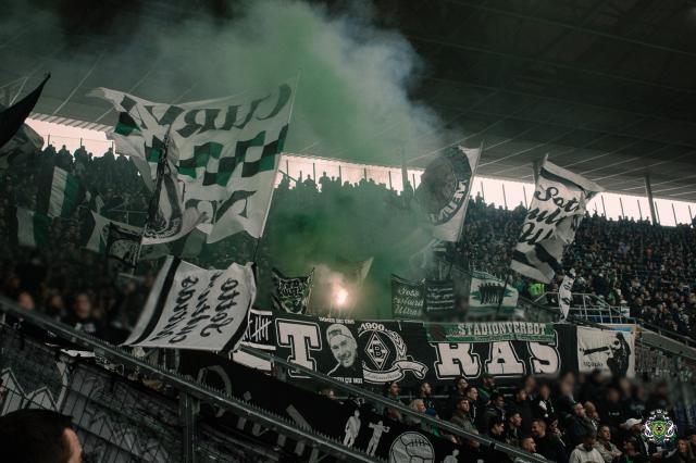 Gladbach Pyro in Hoffenheim