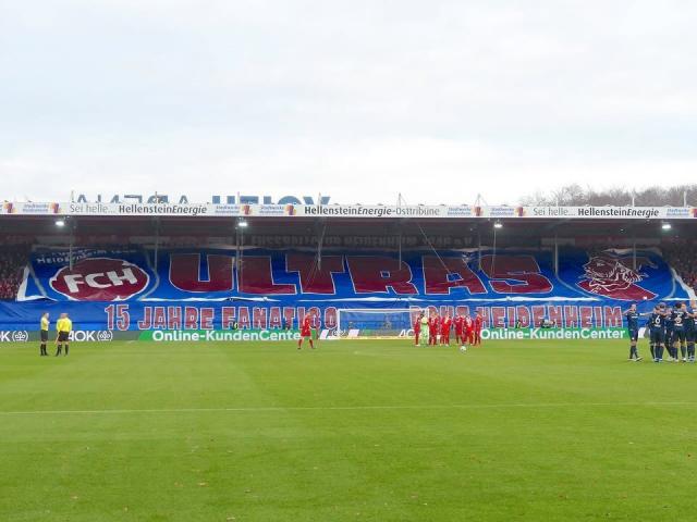 Heidenheim Choreo gegen Bochum