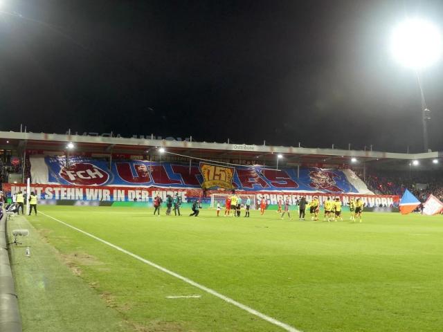 Heidenheim Choreo gegen Dortmund