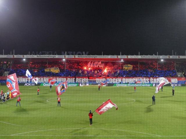Heidenheim Choreo gegen Freiburg
