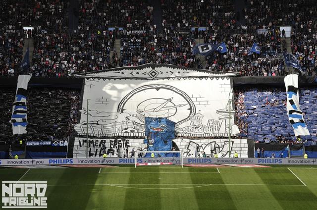 Hamburg Choreo gegen Augsburg