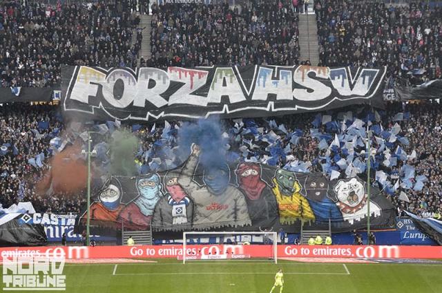 Hamburg Choreo gegen Darmstadt