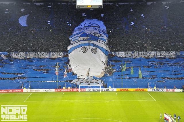 Hamburg Choreo gegen Gladbach
