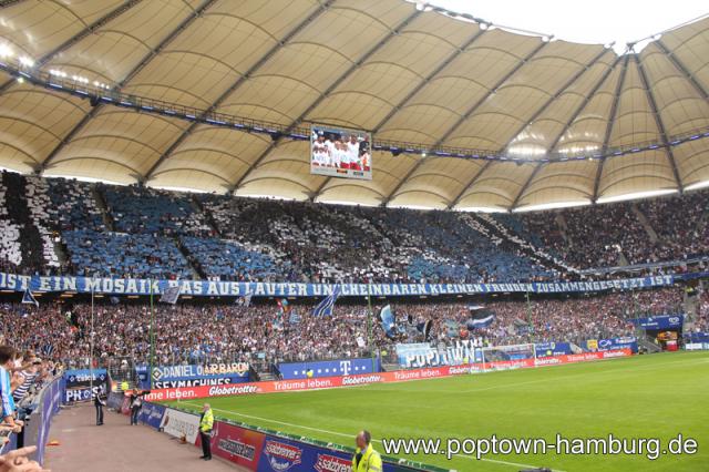 Hamburg Choreo gegen Nürnberg