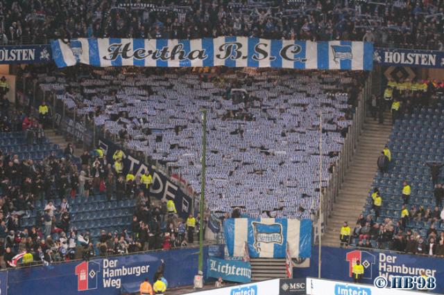 Hertha Choreo in Hamburg