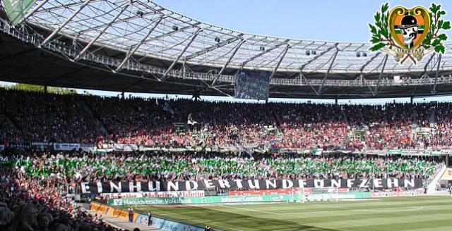Hannover Choreo gegen Mönchengladbach