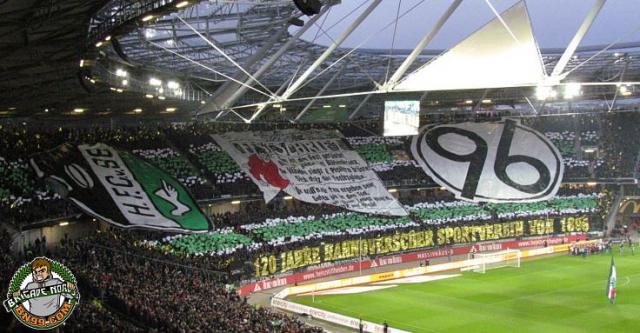 Hannover Choreo gegen Mönchengladbach