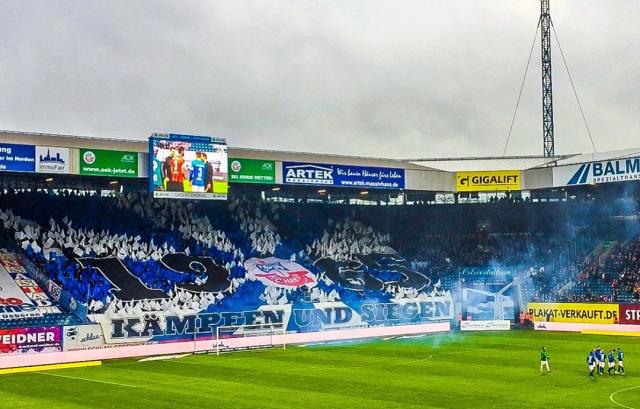 Hansa Choreo gegen Chemnitz