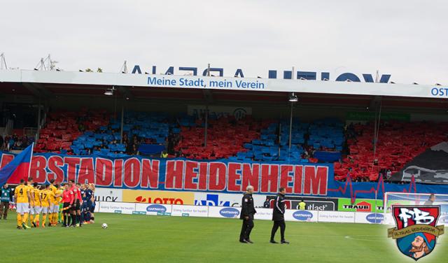 Heidenheim Choreo gegen Dresden