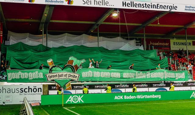 SpVgg Fürth Choreo in Heidenheim