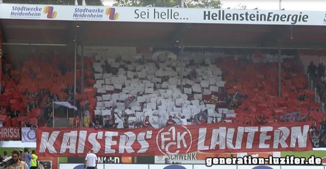 Kaiserslautern Choreo in Heidenheim