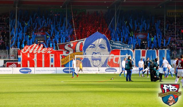 Heidenheim Choreo gegen Nürnberg