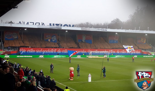 Heidenheim Choreo gegen Paderborn