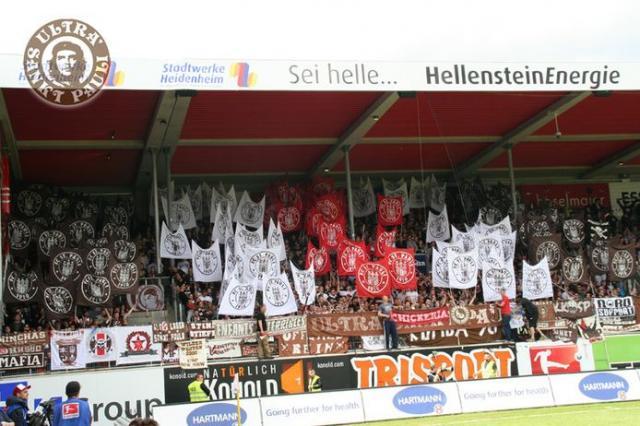 St. Pauli Choreo in Heidenheim