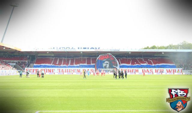 Heidenheim Choreo gegen Sandhausen