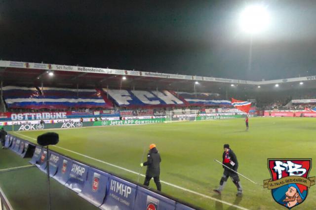 Heidenheim Choreo gegen Darmstadt