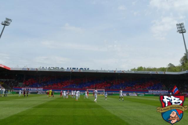 Heidenheim Choreo gegen Magdeburg