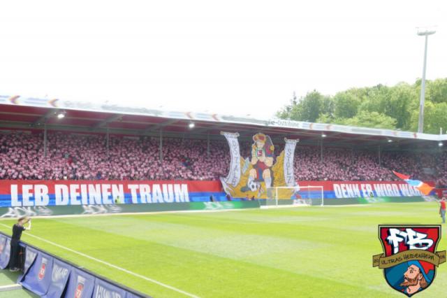 Heidenheim Choreo gegen Sandhausen
