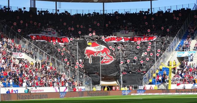 Frankfurt Choreo in Hoffenheim