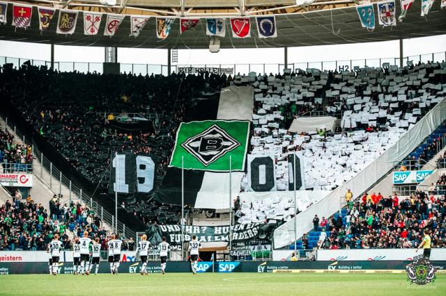 Gladbach Choreo in Hoffenheim