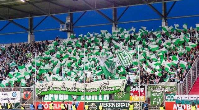 SpVgg Fürth Choreo in Ingolstadt
