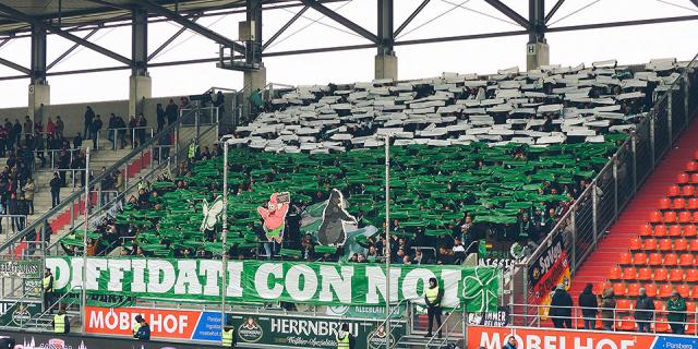 SpVgg Fürth Choreo in Ingolstadt