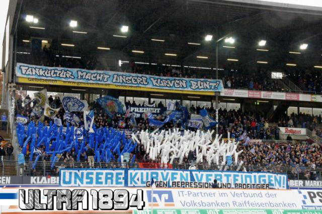 Karlsruhe Choreo gegen Bochum