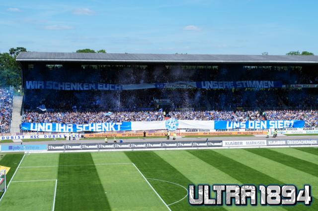 Karlsruhe Choreo gegen Düsseldorf