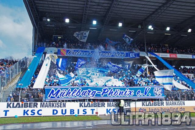 Karlsruhe Choreo gegen Düsseldorf