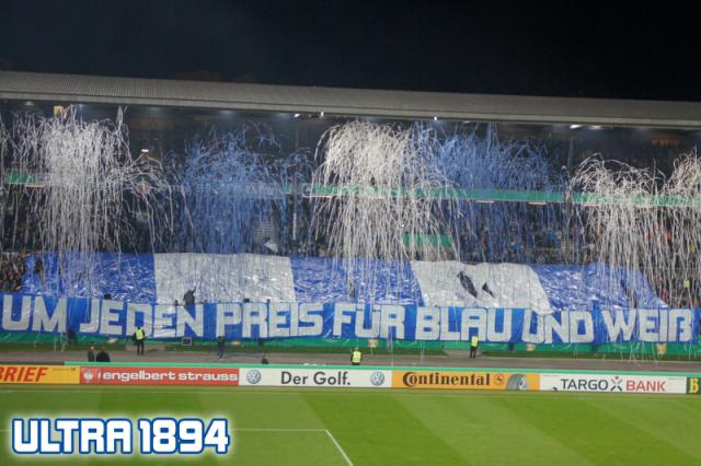Karlsruhe Choreo gegen Duisburg