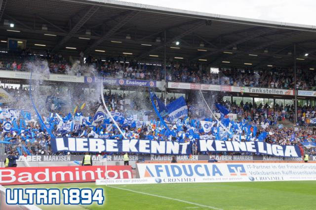 Karlsruhe Choreo gegen Halle